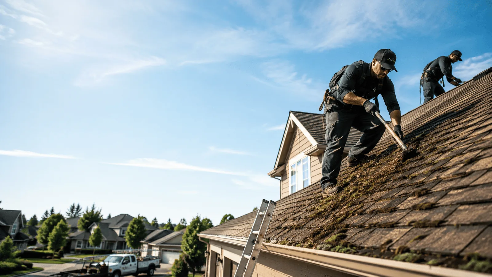 Roof Moss Removal in Wells, TX near me